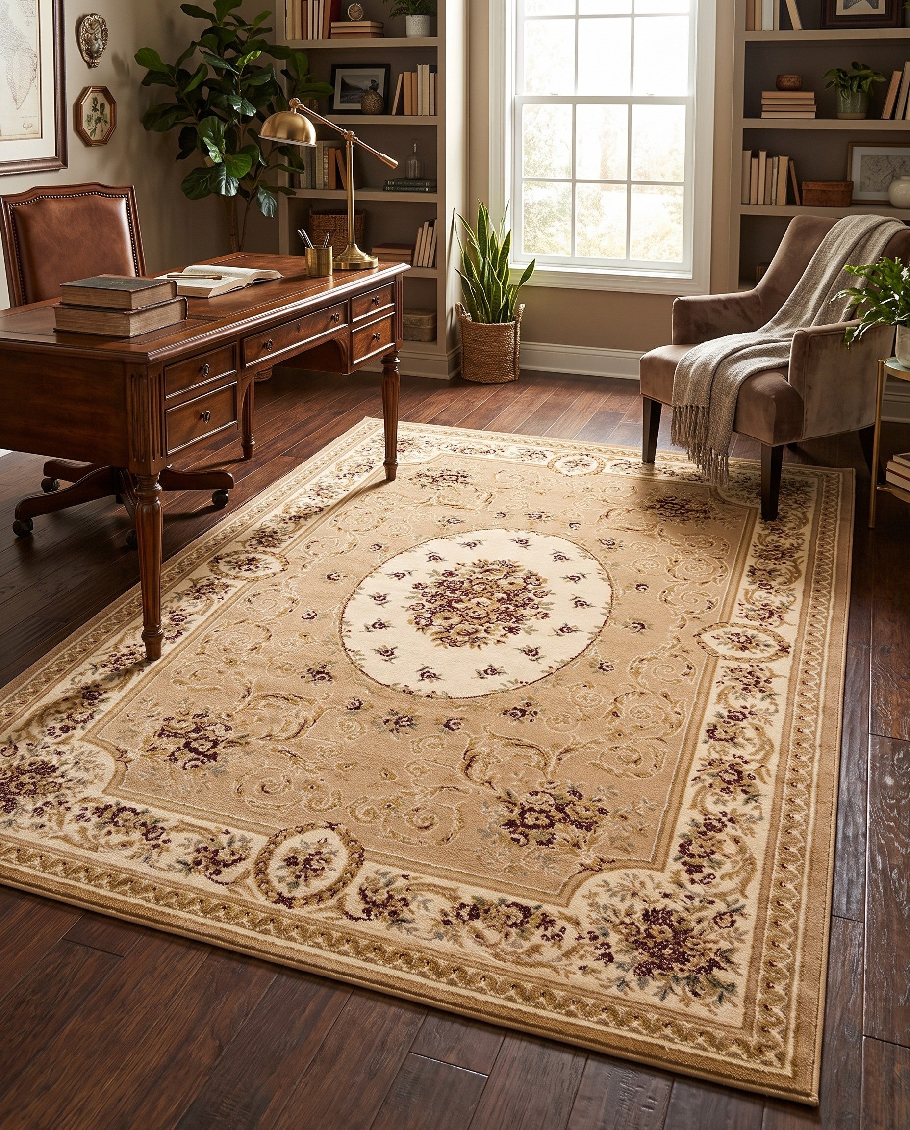 7' x 10' Classic Aubusson Rug
