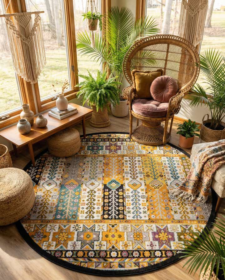 7' 10 x 7' 10 Madeline Round Rug