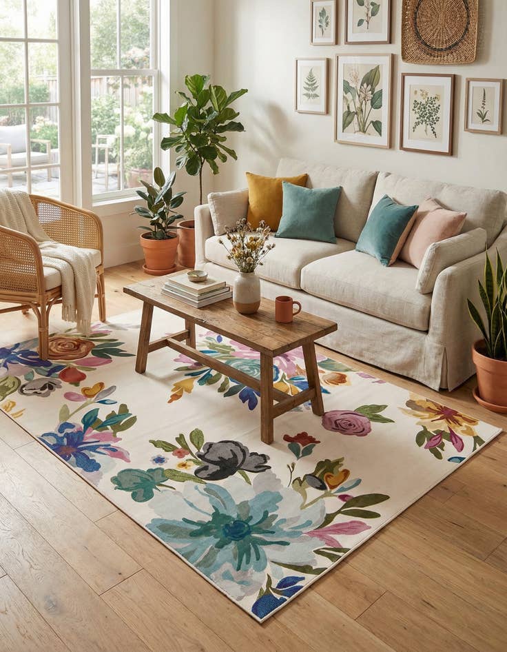 Detail image of 5' 3 x 7' 10 Blossom Rug