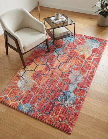 Red Andromeda Rug