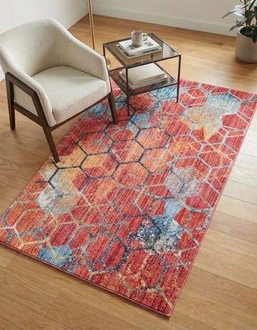 Red Andromeda Rug