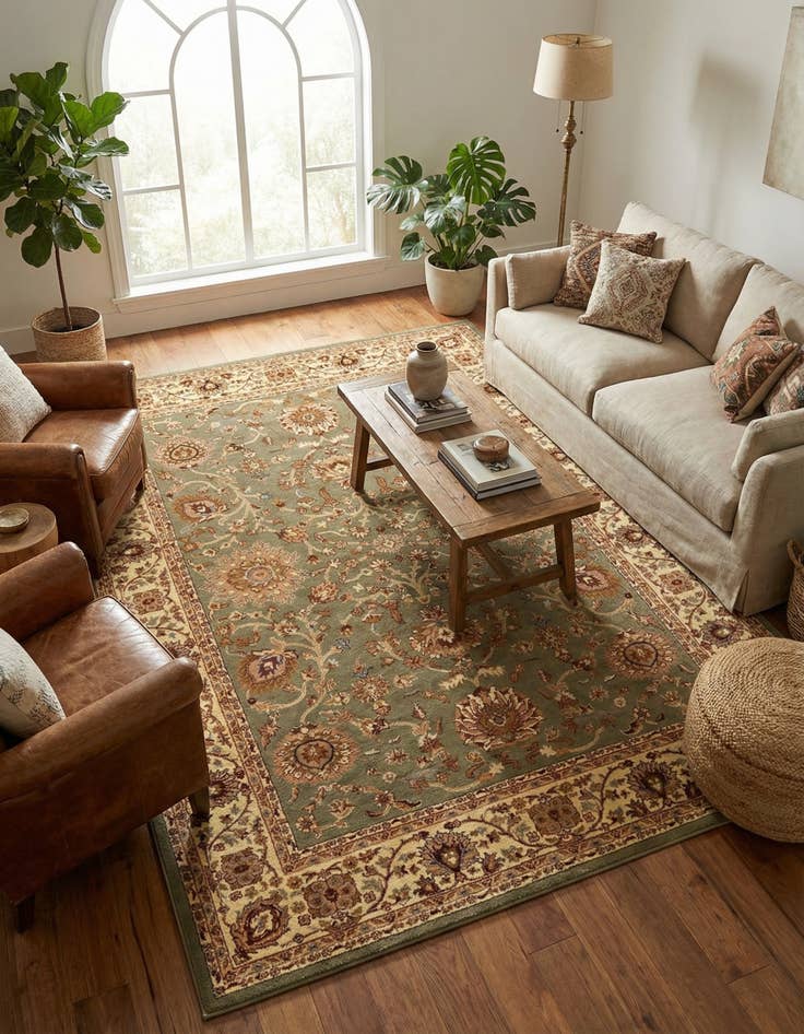 Detail image of 9' x 12' Classic Agra Rug