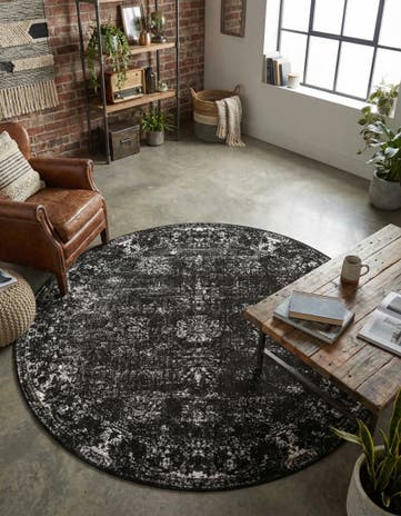 7' x 7' Monte Carlo Round Rug