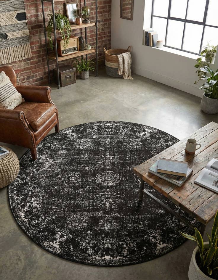 Detail image of  7' x 7' Monte Carlo Round Rug