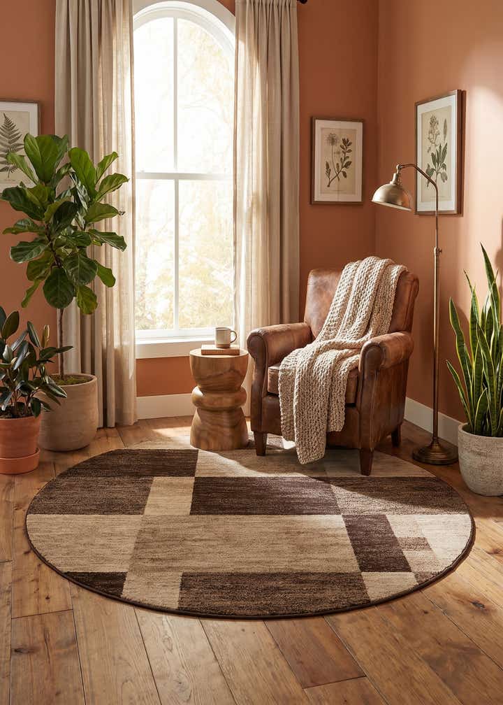 7' 10 x 7' 10 Harvest Round Rug