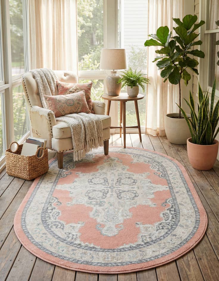 Detail image of 5' x 8' Parker Oval Rug