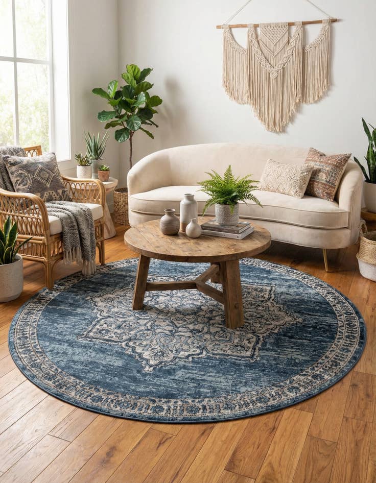 Detail image of 7' x 7' Nyla Round Rug