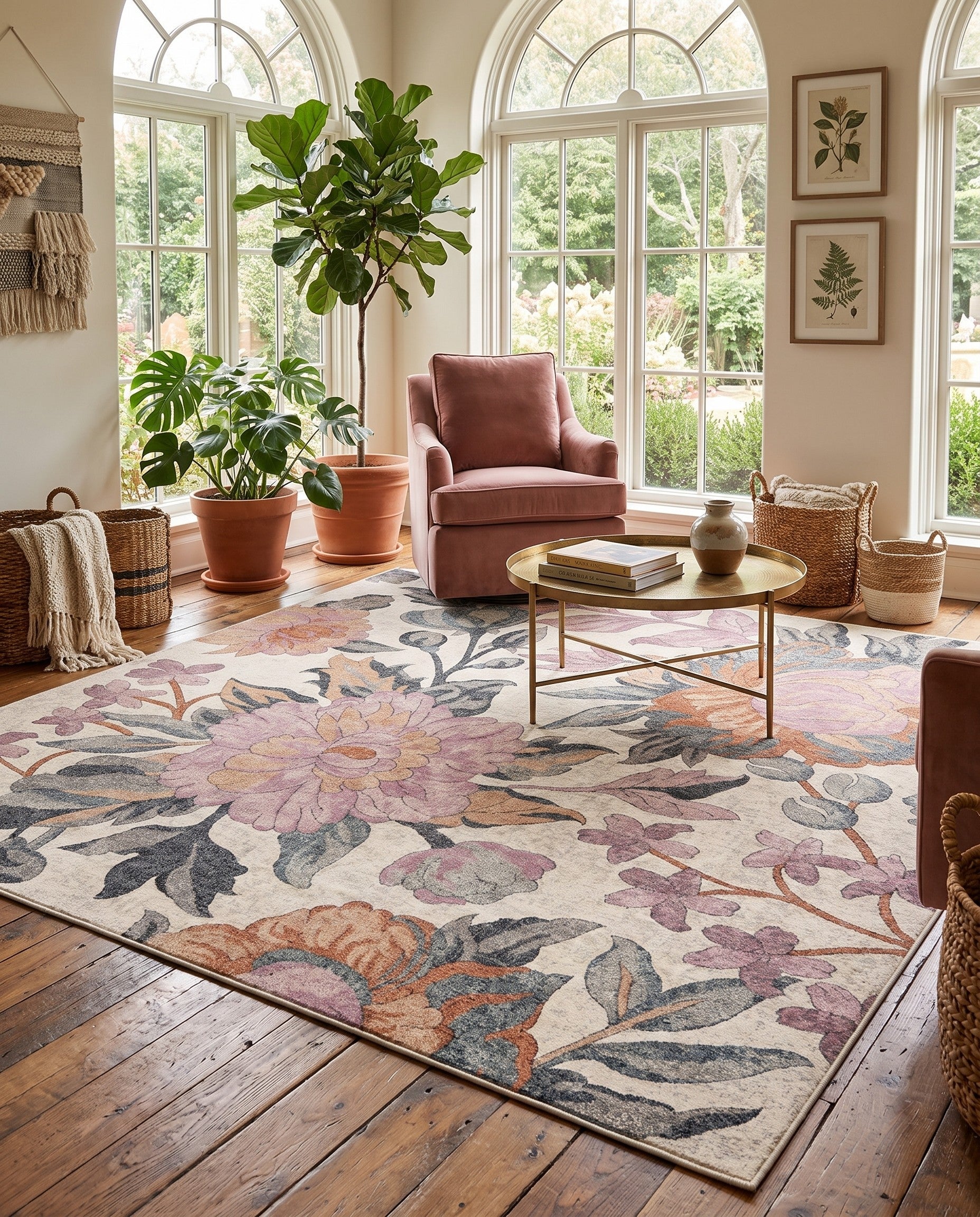 10' x 10' Blossom Square Rug