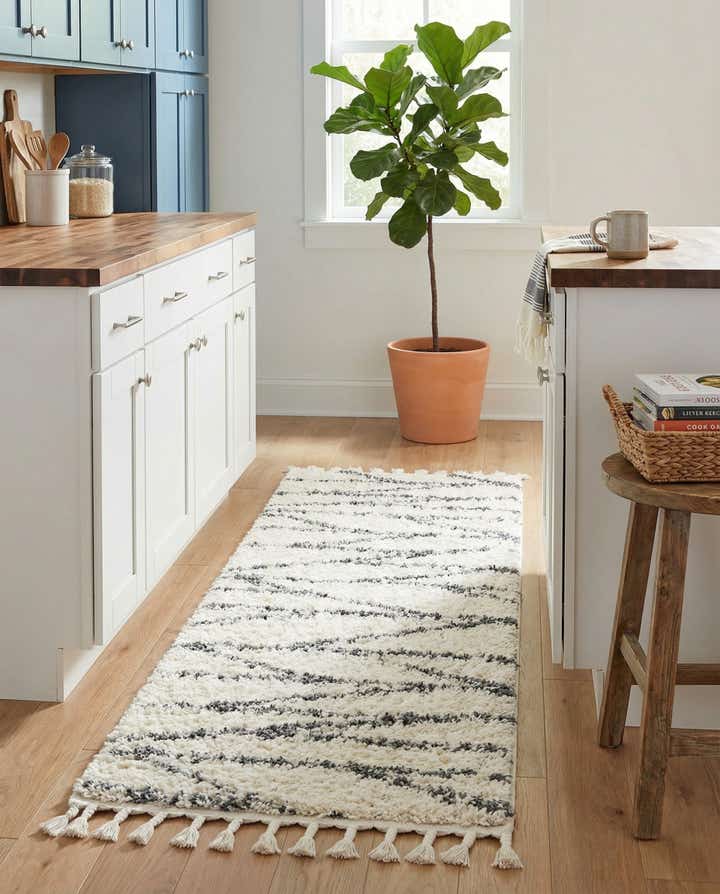 2' x 6' Serenity Shag Runner Rug