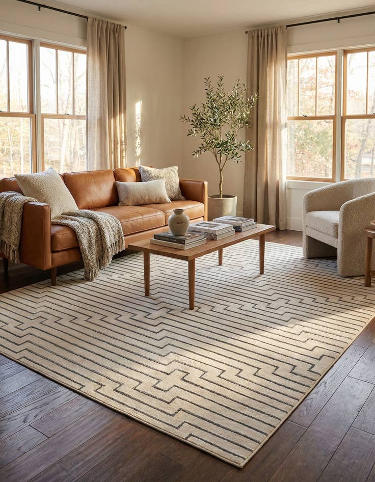 Detail image of 9' x 12' Vogue Geo Rug