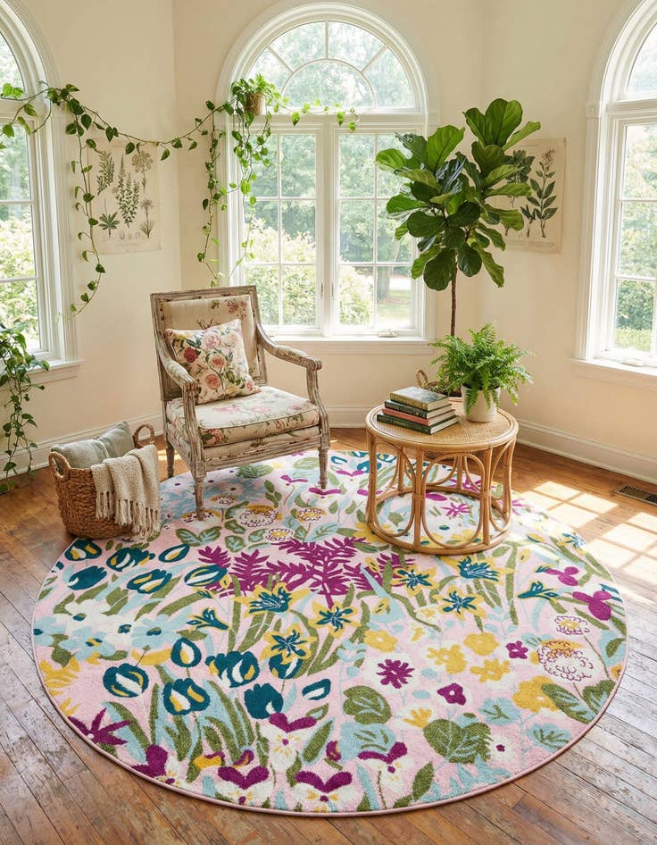 Detail image of 10' x 10' Bloom Round Rug
