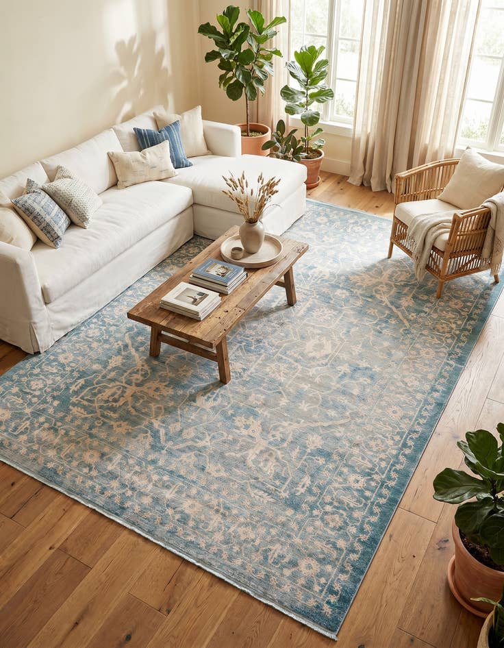 Detail image of 10' x 13' New Vintage Rug