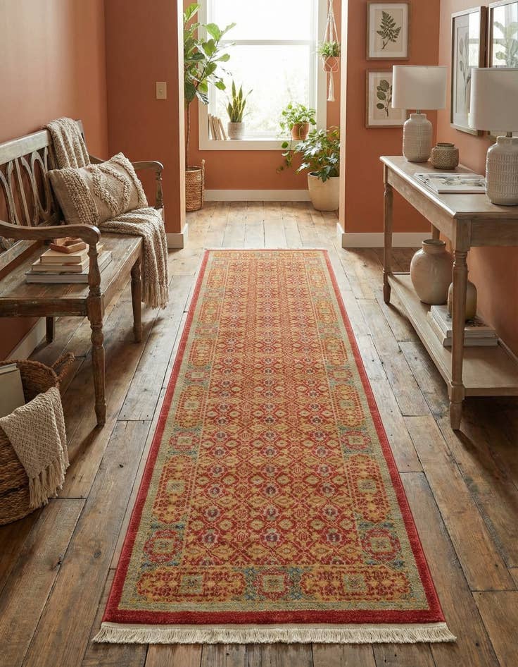 Detail image of 2' 7 x 10' Mamluk Runner Rug