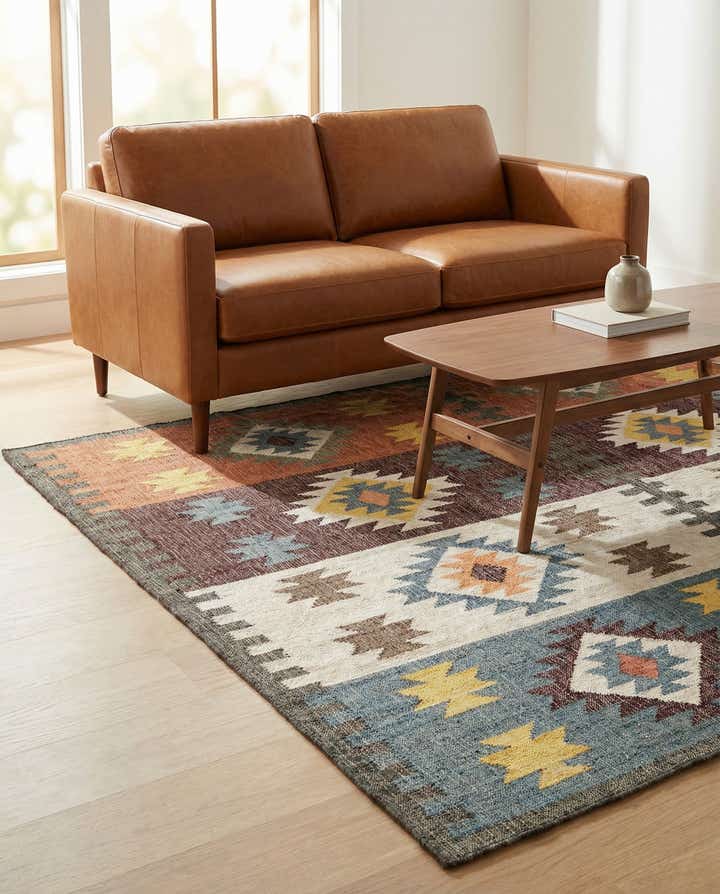 5' 1 x 8' Hand Woven Kala Handwoven Jute Rug