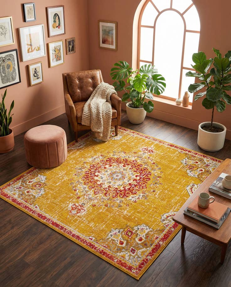 Detail image of 7' 10 x 7' 10 Madeline Square Rug