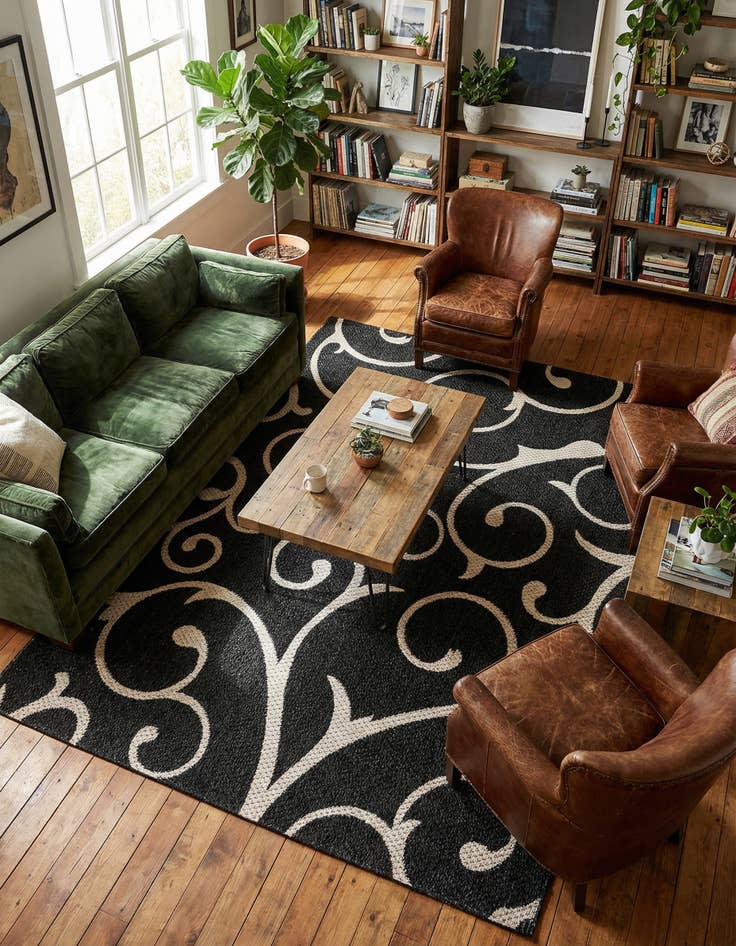 Detail image of 6' 4 x 9' Georgia Rug