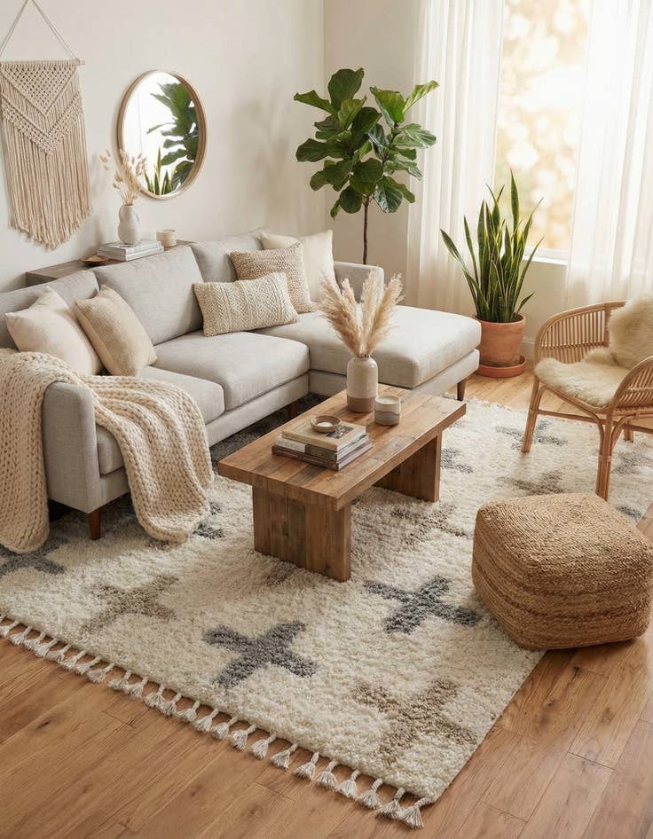 Detail image of 8' x 10' Athena Shag Rug