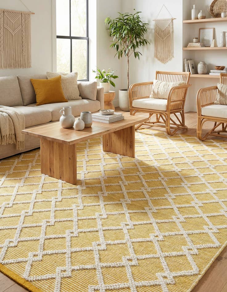 Detail image of 7' 10 x 10'  Hand Knotted Jill Zarin Dorset Rug