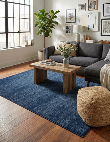 Navy Blue Angelica Rug