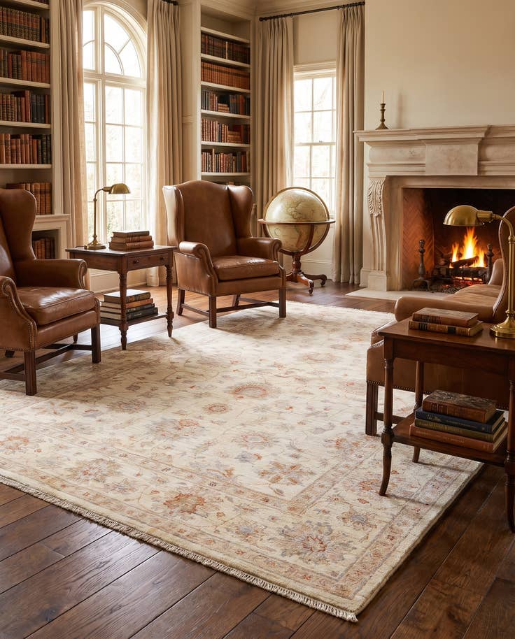 Detail image of 175cm x 245cm Hand Knotted Ziegler Rug