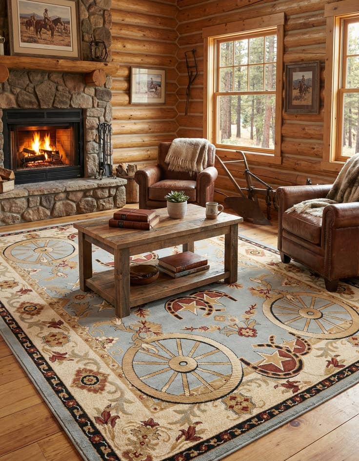 Detail image of 9' x 12' Pioneer Rug