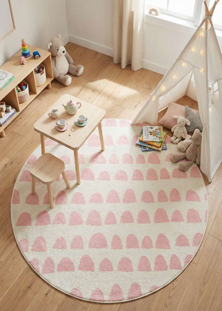 5' x 5' Whimsy Kids Round Rug