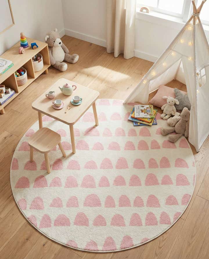 5' x 5' Whimsy Kids Round Rug