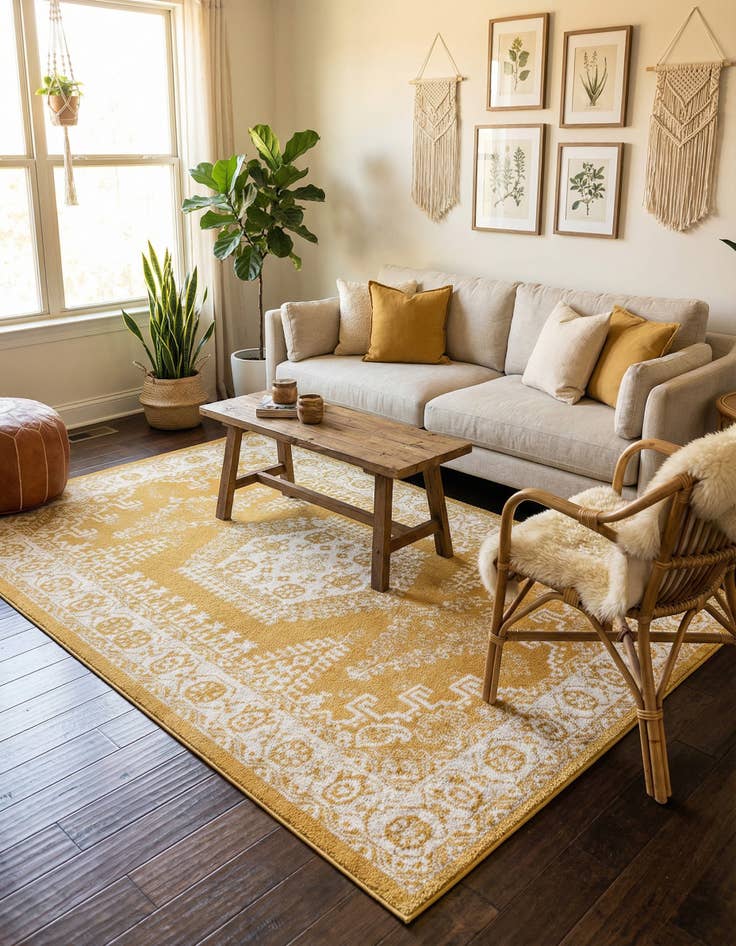 Detail image of 5' x 8' Eden Rug