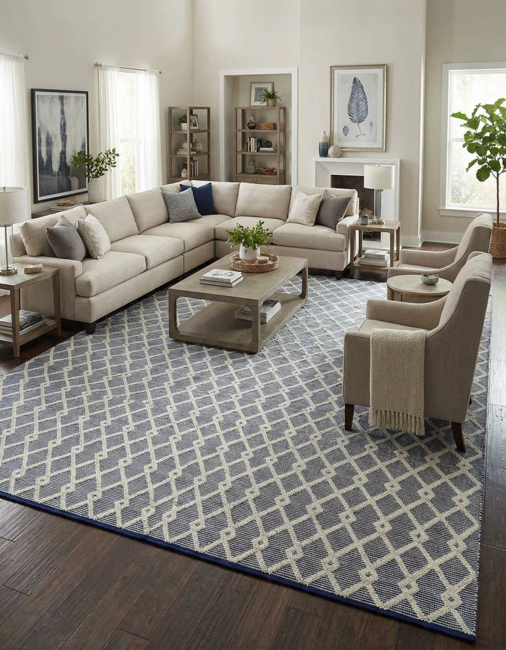 Detail image of 10' x 14' 1  Hand Knotted Jill Zarin Dorset Rug