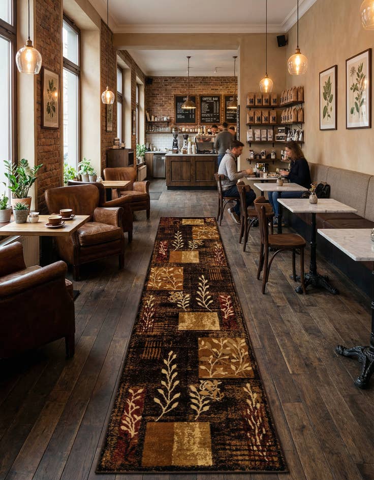 Detail image of 2' 7 x 12' Cafe Runner Rug