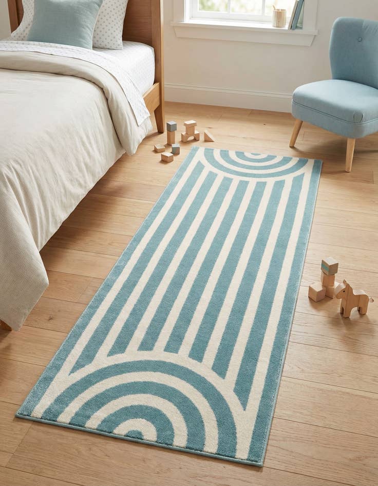 Detail image of 2' x 5' Whimsy Kids Runner Rug