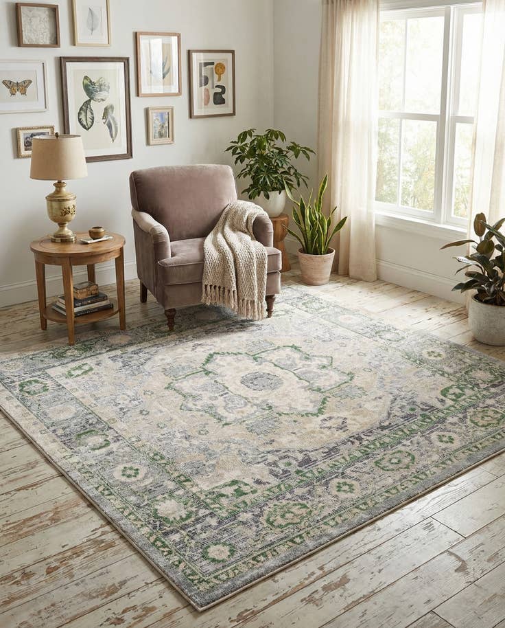 Detail image of 8' x 8' Madeline Vintage Square Rug