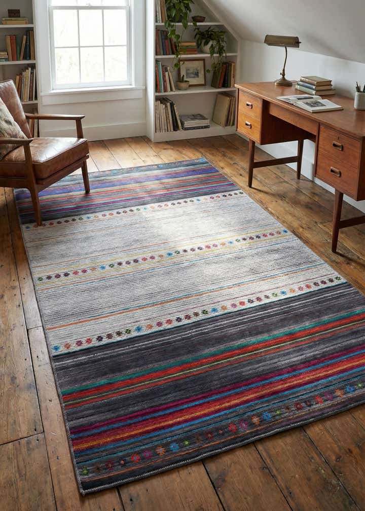 5' x 7' 5 Washable Timeless Rug