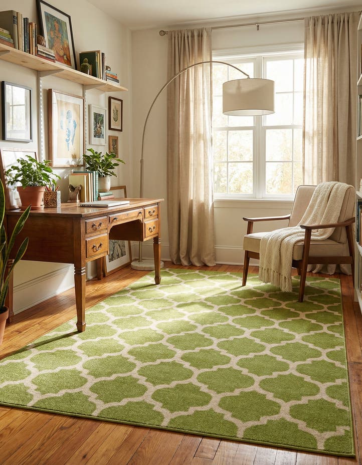 5' 3 x 8' Lattice Rug