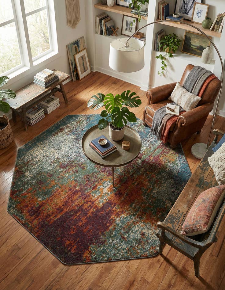 Detail image of 6' x 6' Paragon Octagon Rug