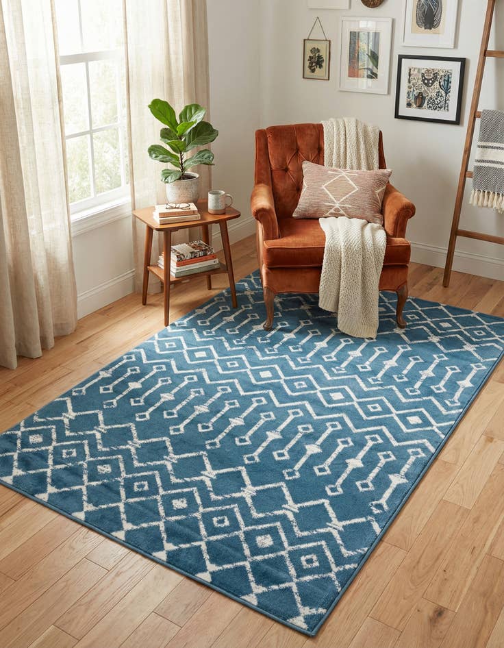 Detail image of 4' x 6' Kasbah Trellis Rug