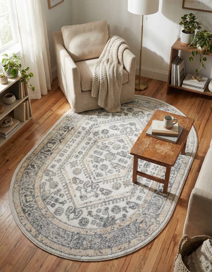 Detail image of 4' x 6' Aurelia Oval Rug