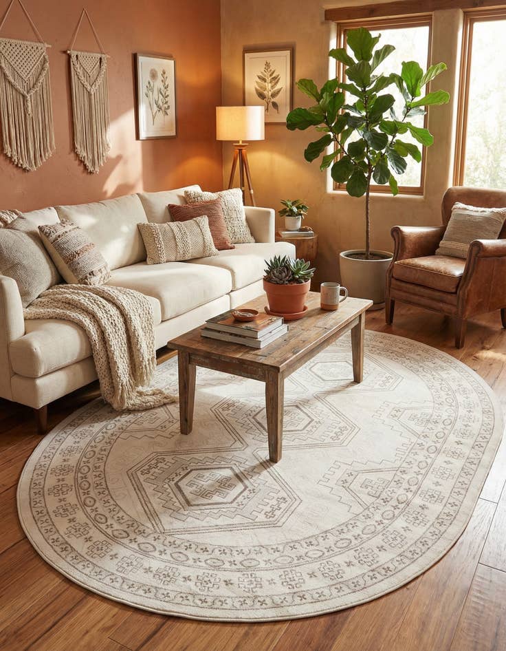 Detail image of 7' 10 x 10' Charlotte Oval Rug