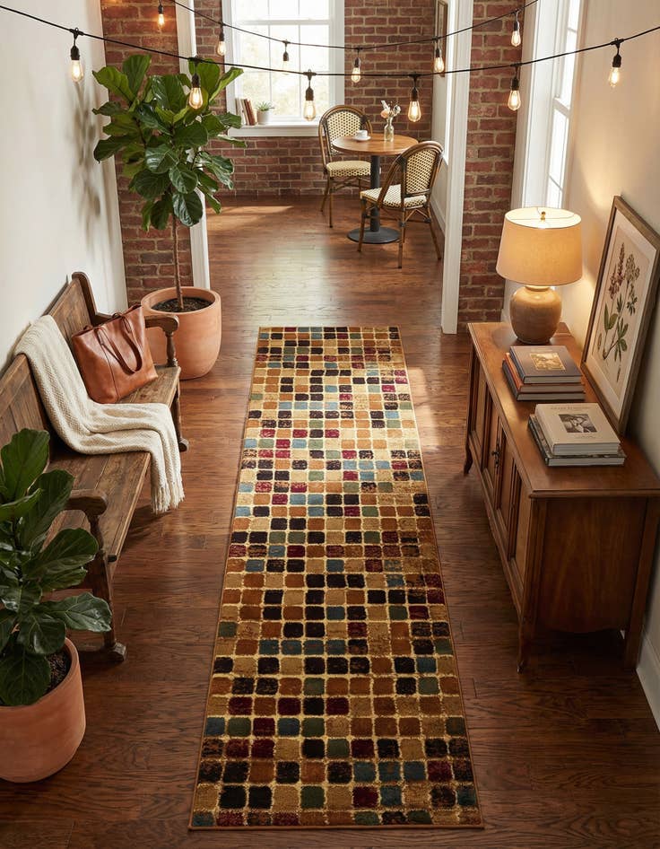 Detail image of 2' 7 x 10' Cafe Runner Rug