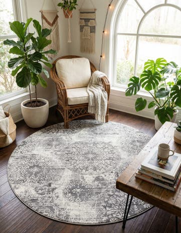 7' x 7' Monte Carlo Round Rug