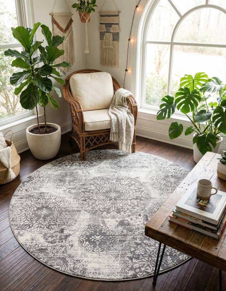 Detail image of 7' x 7' Monte Carlo Round Rug