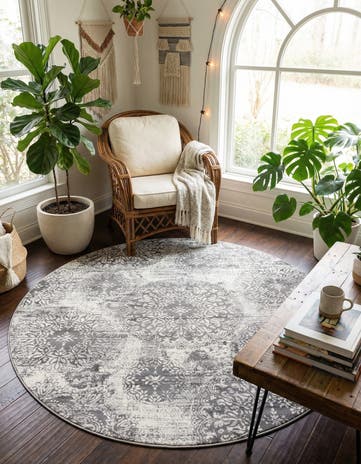 7' x 7' Monte Carlo Round Rug