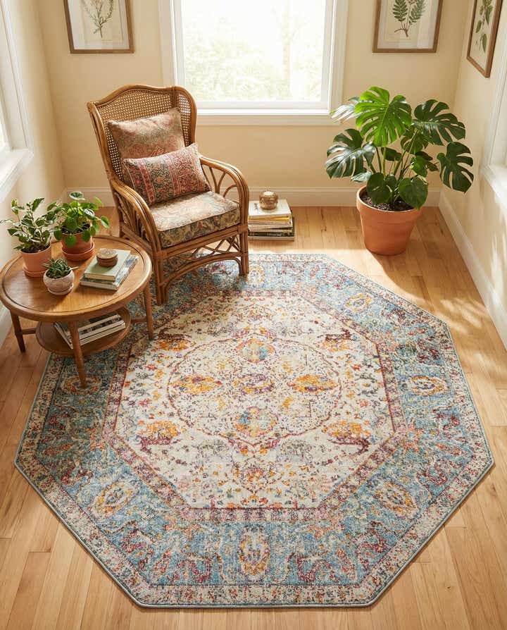 150cm x 150cm Havana Achteck Teppich