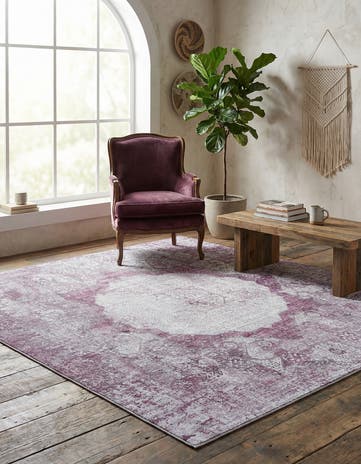 7' 10 x 7' 10 Washable Yara Square Rug