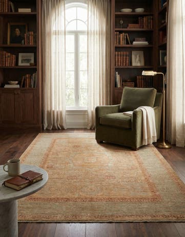4' 9 x 6' 6 Amina Wool Rug
