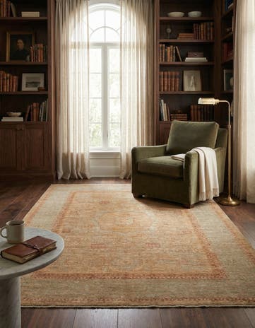 4' 9 x 6' 6 Amina Wool Rug