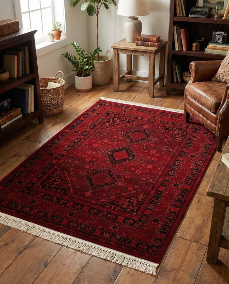 Detail image of 5' 3 x 7' Bokhara Rug