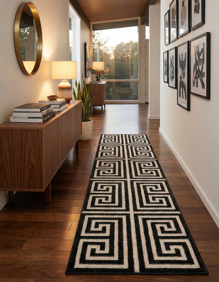 Detail image of 2' 7 x 10' Hera Runner Rug