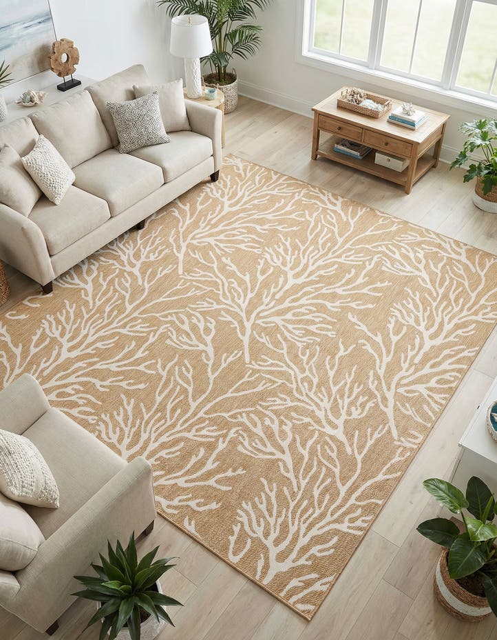 10' x 10' Easy-Clean Coastal Indoor / Outdoo...