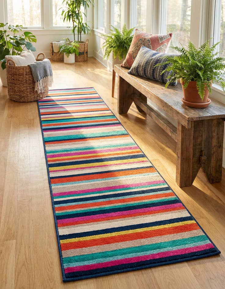 Detail image of 2' x 8' Azalea Runner Rug